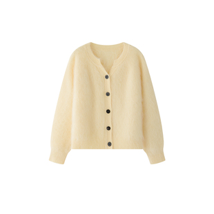 新色！TEASEL「冬日煮雪」超保暖~ 纯色百搭针织衫纯羊绒拉绒开衫