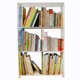 新品铁艺儿童绘本书架拼图杂志柜 学多层玩具收纳置物架促销包邮