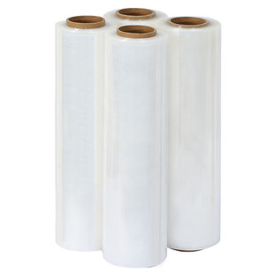 轮胎打包膜缠绕膜包装膜保鲜膜pe拉伸保护膜塑料密封透明打包膜