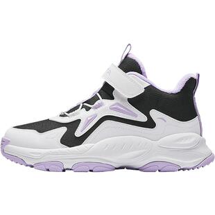 安踏儿童女大童雪地靴二棉鞋女孩冬季保暖加绒运动鞋冬鞋女童棉靴