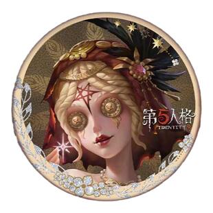 8月新款第伍人格双闪徽章舞女诡焰吧唧素面镭射胸针758mm游戏周边