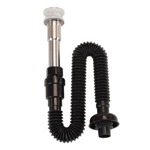 面盆下水器304不锈钢洗手池脸盆台盆弹跳翻板落水器防臭下水软管