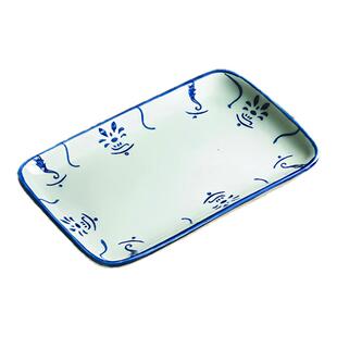 小菜碟盘子菜盘家用碟子陶瓷方盘凉菜盘商用肠粉盘平盘蝶子盘餐具