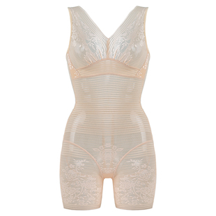 超薄塑身衣夏季薄款收腹束腰塑形冰丝无痕后脱式平角束身美体内衣