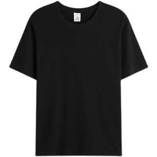 190克圆领t恤纯棉夏季工衣印字diy团体文化衫定制短袖工作服班服