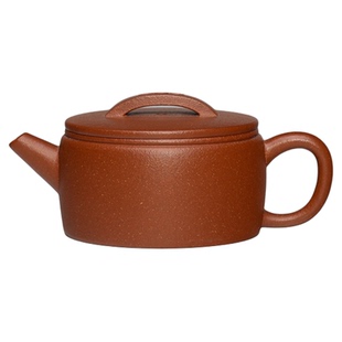 [陈壶宝藏]汉瓦紫砂壶红降坡 平台底槽清 青段半手工制一两人喝茶