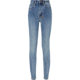 【折扣】Ksubi 女丹宁高腰紧身修身牛仔裤长裤