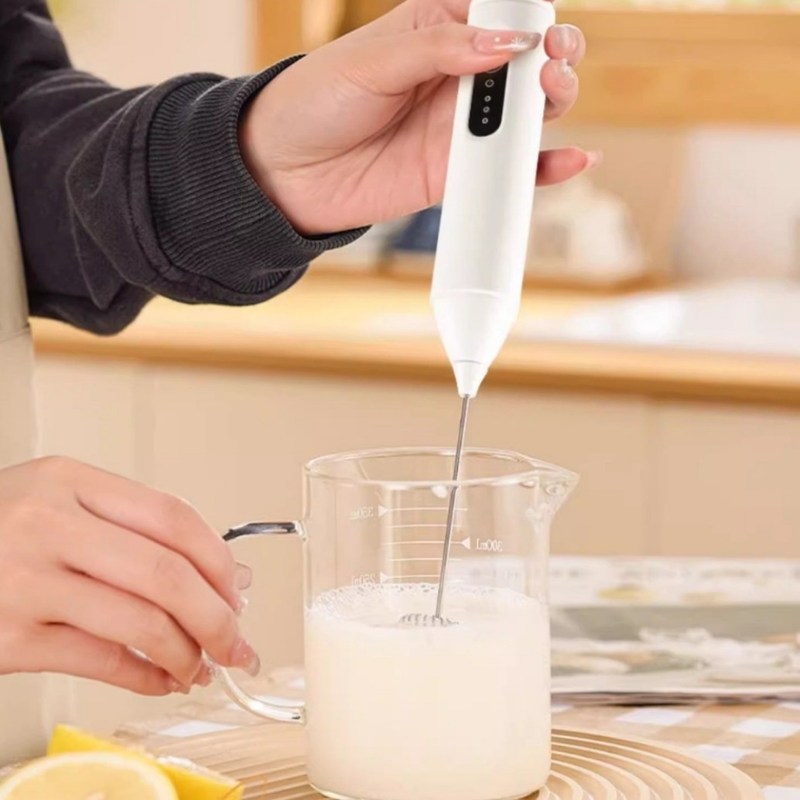 手持小型奶泡器电动打泡搅拌棒奶家用牛奶咖啡泡器机打发打蛋器器