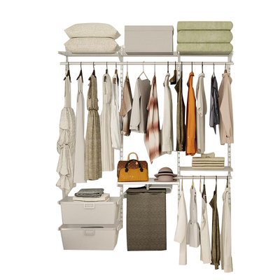 开放式衣帽间简易组装框架定制步入式卧室家用储物金属衣柜配件