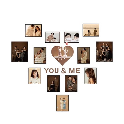 定制照片墙组合铝合金相框挂墙