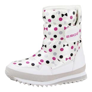 冬季新款防水加厚雪地靴防滑雪地棉靴亲子款短靴保暖雪地鞋女靴子