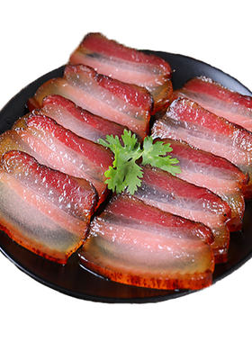 贵州腊肉礼奇烟熏五花肉腊肉500g贵州遵义土特产农家烟熏土猪三线