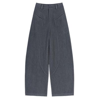 垂感阔腿裤女时尚百搭直筒女裤子