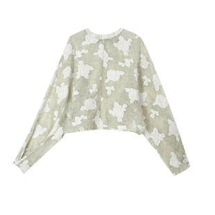 利达 NEW DADADA【草木微露】时尚休闲修身气质上衣SHU3396