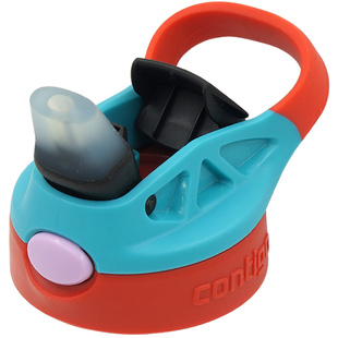 康迪克Contigo原装儿童不锈钢保温吸管水杯盖配件小发明家2代3代