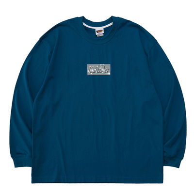 Battles钻石logo印花纯棉长袖T恤