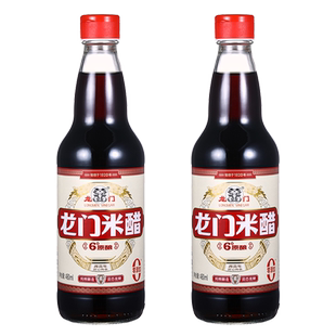 龙门米醋6度原酿酸香米醋家用食用醋纯酿酿造480ml0添加米醋