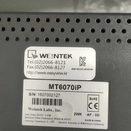 询价-WEINTEK MT6070iP触摸屏，，成色几乎全-可维修