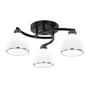 餐厅吊灯三头简约现代家用创意玻璃书房灯饭厅灯网红北欧卧室灯具