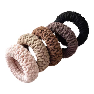 加粗加厚发饰加宽扎头发橡皮筋发圈头绳扎马尾高弹力耐用发绳马尾