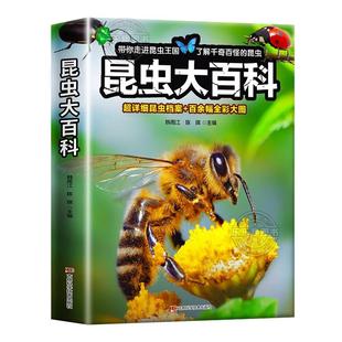 【大开本】昆虫大百科全书 超详细昆虫档案+百余幅全彩大图 了解千奇百怪的昆虫 小学生科普类读物正版介绍关于昆虫的书籍儿童绘本