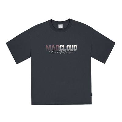 Madcloud美式复古印花短袖T恤男