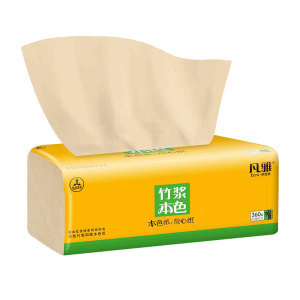 凡雅20包竹纤维本色抽纸