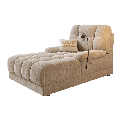 DDC奶油风多功能电动贵妃躺椅