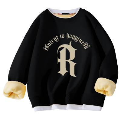 真维斯加绒卫衣男青少年冬季外套