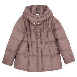 Lavinia高级感超好看面包服2025冬季新款连帽龟背羽绒服女H57Y102