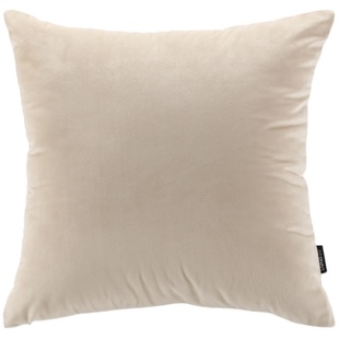 LIVING inc奶油 米白奶茶色天鹅绒抱枕简约客厅沙发靠枕床上靠垫