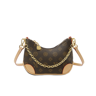 今年流行老花牛角包轻奢腋下包包女2025秋冬新款高级感单肩斜挎包