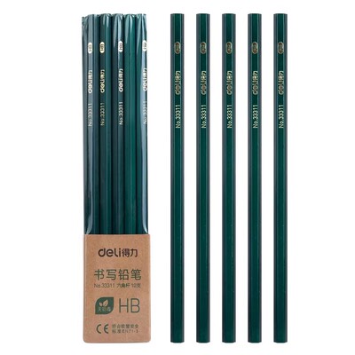 六角杆单支铅笔Deli/得力