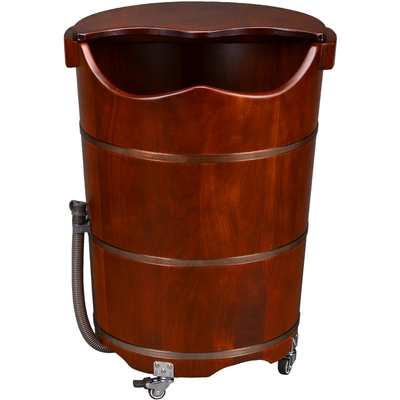 花梨木泡脚桶加高足浴桶