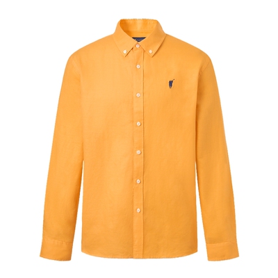 POLOWALK纽扣领长袖衬衫