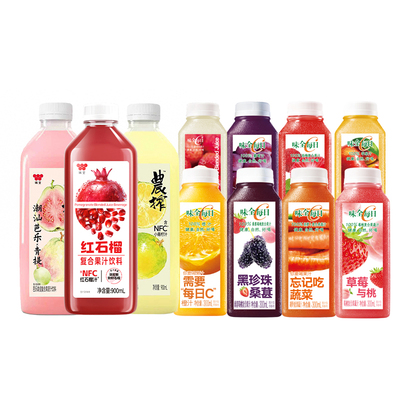 【任选9件包邮】味全每日C农榨复合果蔬汁饮料好喝椰300ml*1冷藏