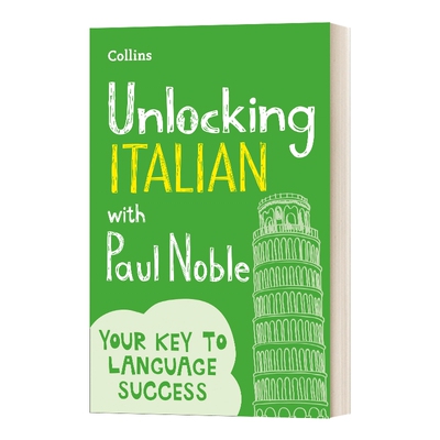 英文原版 Unlocking Italian with Paul Noble 与保罗·诺布尔解锁意大利语 英文版 进口英语原版书籍