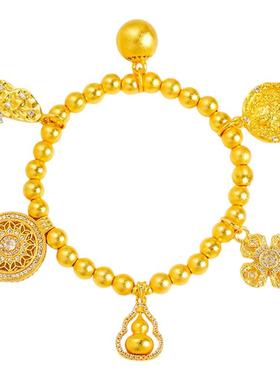 CAMIERY【新店福利】24K真金镀金 许愿池手链福禄 气质百搭保色