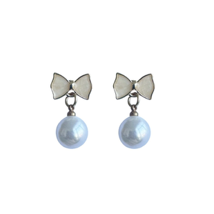 JOJO儿童无需耳洞耳夹女孩小香风珍珠公主耳环硅胶垫无免打孔耳饰