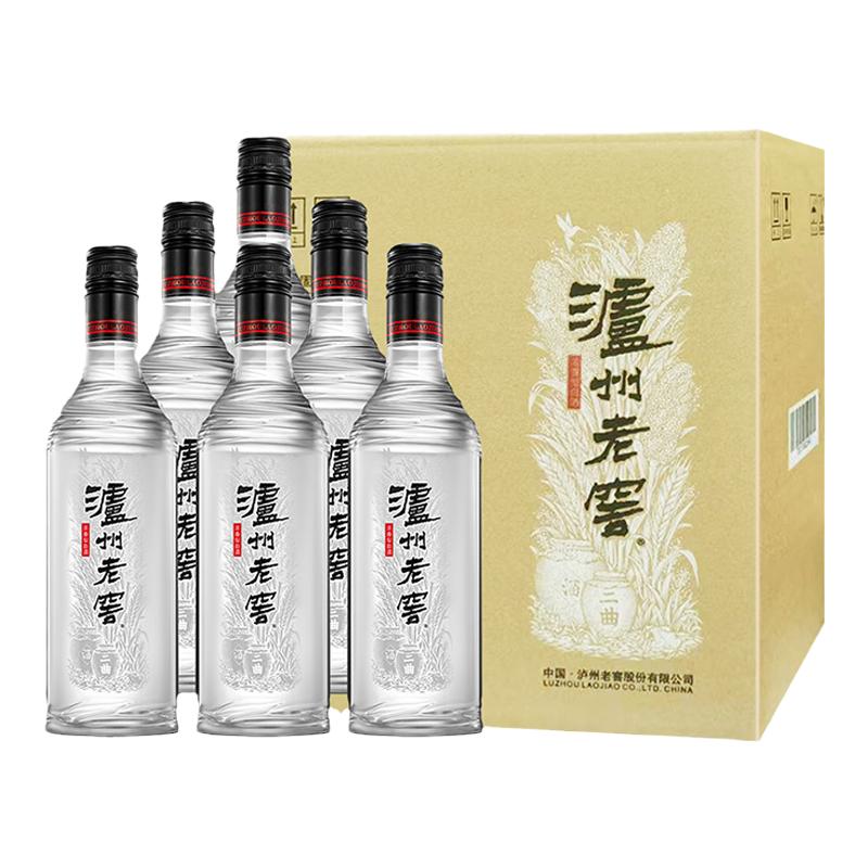 泸州老窖浓香黑盖42度500ml*6瓶