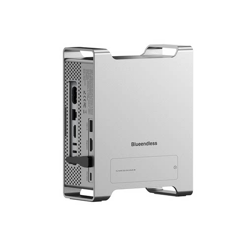 macmini立式支架拓展坞nvme扩容硬盘盒hdmi投屏usb3.2扩展hub机箱