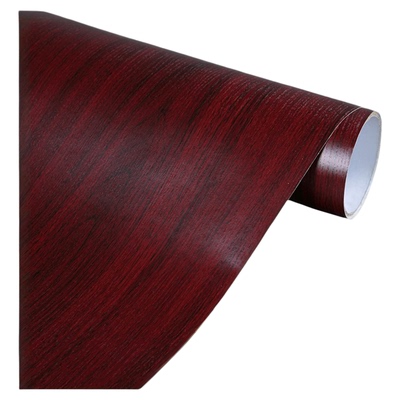 胡桃木纹门整张包边壁纸防水加厚