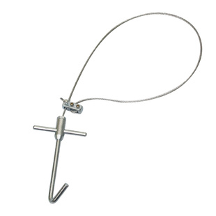 牧多多不锈钢猪用保定器金属套猪器养殖场栓猪器保定钢丝绳猪套嘴