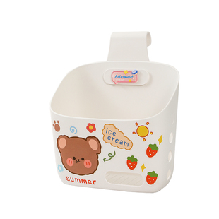 厨房小挂篮浴室置物架可挂式卫生间壁挂塑料悬挂姜蒜葱收纳篮神器