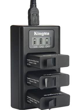 劲码gopro109大容量电池充电器