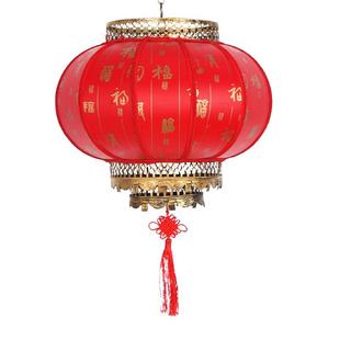 羊皮灯笼仿古挂饰户外防水防晒别墅景区大门口阳台乔迁福字红灯笼