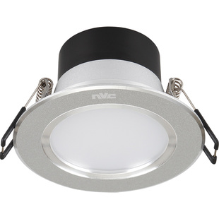 NVC雷士照明LED筒灯三段调光调色温NLED91525 9153 91535 砂银色