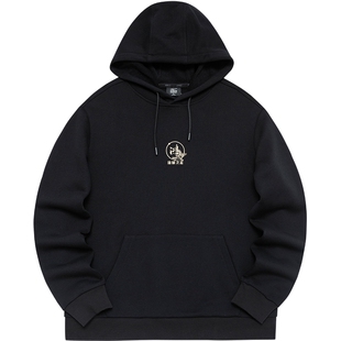 鸿鹄丨鸿星尔克连帽卫衣男春秋男士运动休闲复古宽松帽衫男款上衣