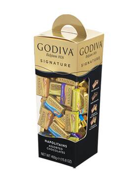 GODIVA四色小排块喜糖零食伴手礼