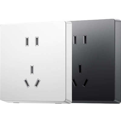 【上新】小米墙壁插座/插座Pro 五孔10A三孔16A旗舰店家用多孔位